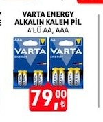 Varta Energy Alkalin Kalem Pil 4'Lü Aa, Aaa