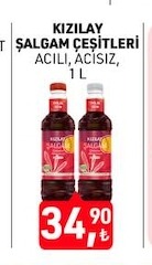 Kizilay Salgam Cesitleri Acili, Acisiz, 1 L