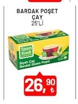 Bardak Poşet Çay 25'Li