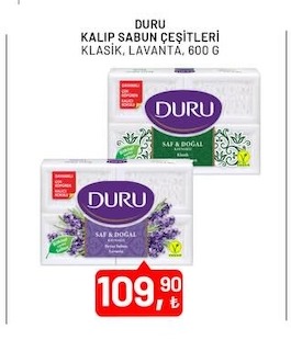 Duru Kalıp Sabun Çeşitleri Klasik, Lavanta 600 G