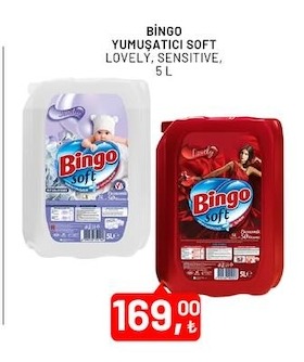 Bingo Yumuşatıcı Soft Lovely, Sensitive 5 L