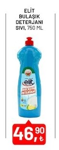 Elit Bulaşık Deterjanı Sıvı 750Ml