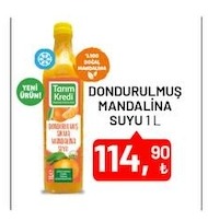Tarım Kredi Dondurulmuş Mandalina Suyu 1L