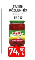 Tamek Közlenmiş Biber 530G