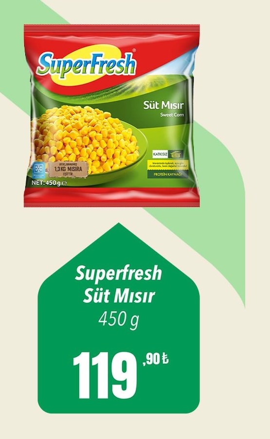 Superfresh Süt Mısır 450G