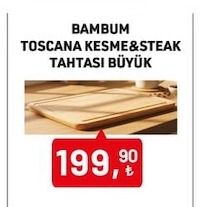 Bambum Toscana Kesme&Steak Tahtası Büyük