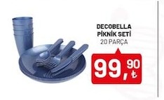 Decobella Piknik Seti 20 Parça