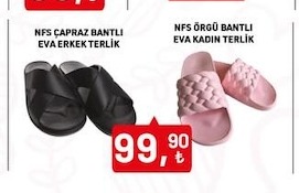 Nfs Çapraz Bantlı Eva Erkek Terlik