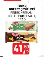 Torku Gofret Çeşitleri Fındık Kremalı, Bitter Portakallı 142 G