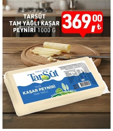Tarimsüt Tam Yagli Kaşar Peyniri 1000 G