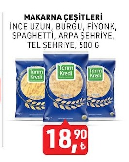 Makarna Çeşitleri 500 G