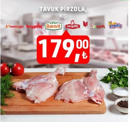 Tavuk Pirzola Kg