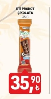 Eti Pronot Çikolata 35 G