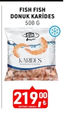 Fish Fish Donuk Karides 500 G