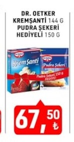 Dr. Oetker Kremşanti 144G Pudra Şekeri Hediyeli 150G