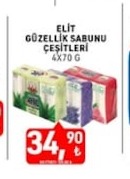 Elit Güzellik Sabunu Çeşitleri 4X70G