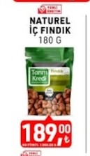 Naturel İç Fındık 180G