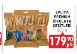 Evliya Premium Çikolata Çeşitleri 250 G