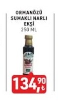 Ormanözü Sumakli Narli Ekşi 250Ml