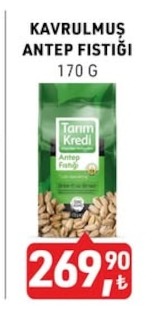 Kavrulmus Antep Fistigi 170 G