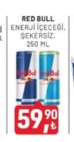 Red Bull Enerji İçeceği Şekersiz 250Ml