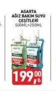 Agarta Ağız Bakım Suyu Çeşitleri 500Ml+250Ml