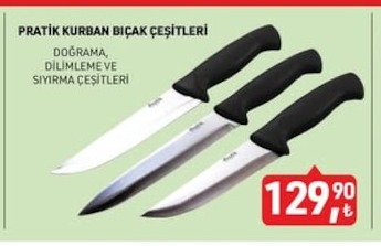 Pratik Kurban Bıçak Çeşitleri Doğrama Dilimlemeve Sıyırma Çeşitleri