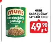 Muni Karabuğday Patlağı 100G