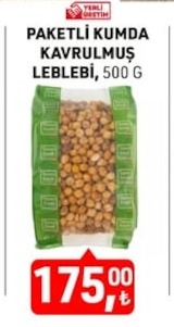 Paketli Kavrulmuş Leblebi 500G