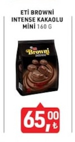 Eti Browni Intense Kakaolu Mini 160 G