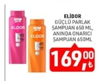 Elidor Güçlü Parlak Şampuan 650 Ml, Anında Onarıcı Şampuan 650Ml