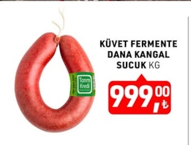Kuvet Fermente Dana Kangal Sucuk Kg