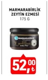 Marmarabirlik Zeytin Ezmesi 175 G