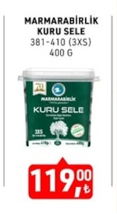 Marmarabirlik Kuru Sele 400 G