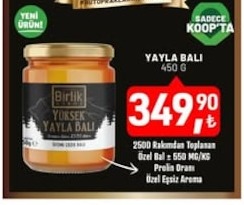 Birlik Yüksek Yayla Bali 450G