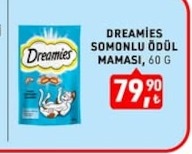 Dreamies Somonlu Ödül Mamasi, 60 G