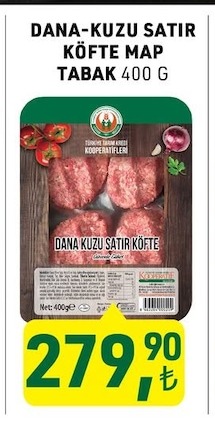 Dana Kuzu Satır Köfte Map Tabak 400G