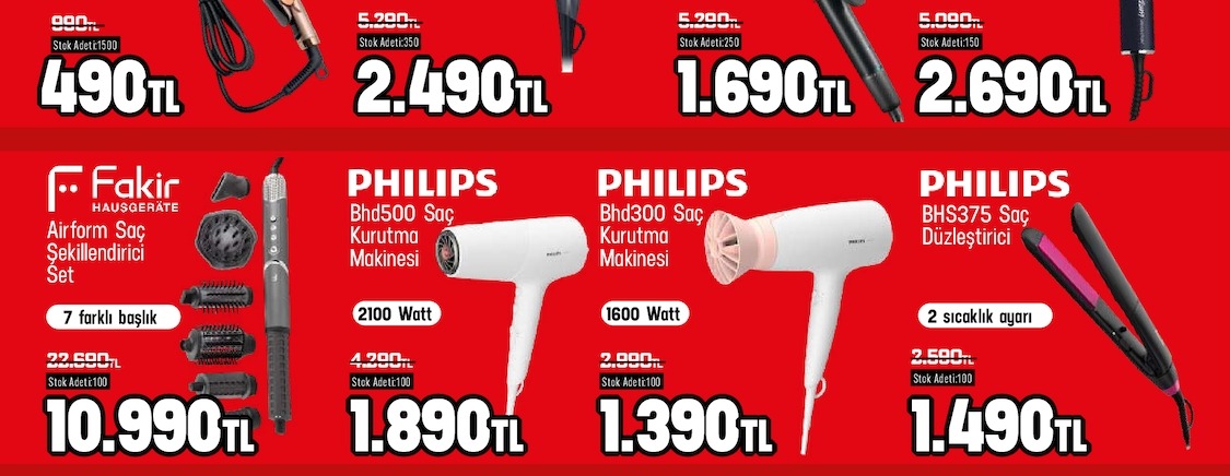 Philips Bhd500 Saç Kurutma Makinesi