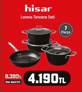 Hisar Lorena Tencere Seti