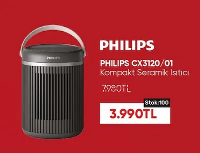 Philips Cx3120/01 Kompakt Seramik Isıtıcı