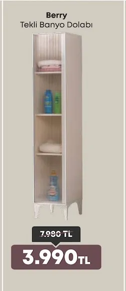 Berry Tekli Banyo Dolabı