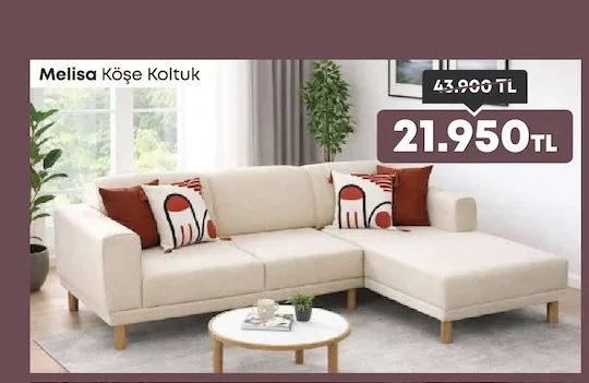 Melisa Köşe Koltuk