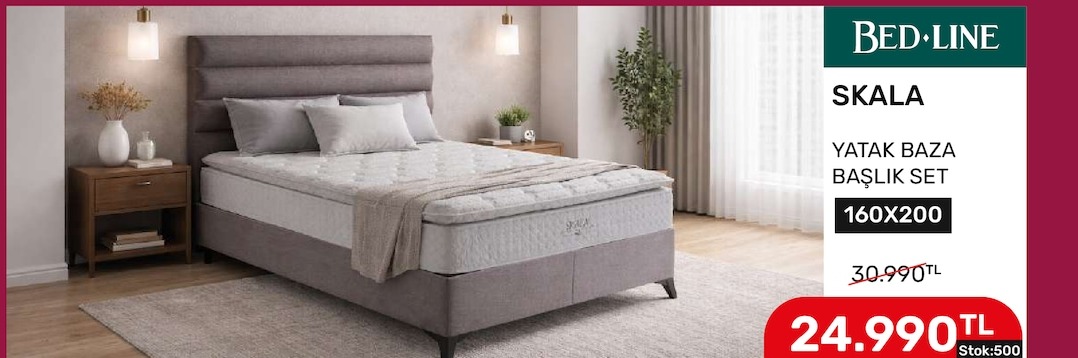Favora Comfort Yatak Baza Başlık Set