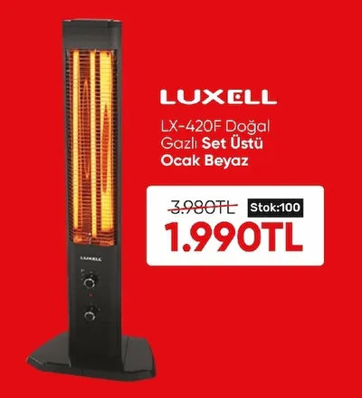 Luxell Lx-420F Doğal Gazlı Set Üstü Ocak Beyaz