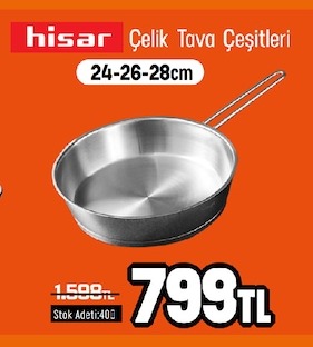 Hisar Çelik Tava Çeşitleri
