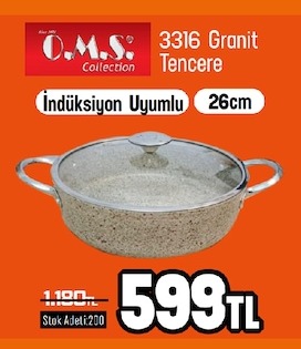 O.M.S. 3316 Granit Tencere