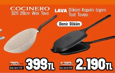 Cocinero 3211 28Cm Wok Tava