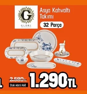 Glore Asya Kahvaltı Takımı 32 Parça