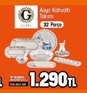Glore Asya Kahvaltı Takımı 32 Parça