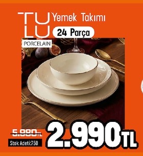 Tulu Yemek Takımı 24 Parça